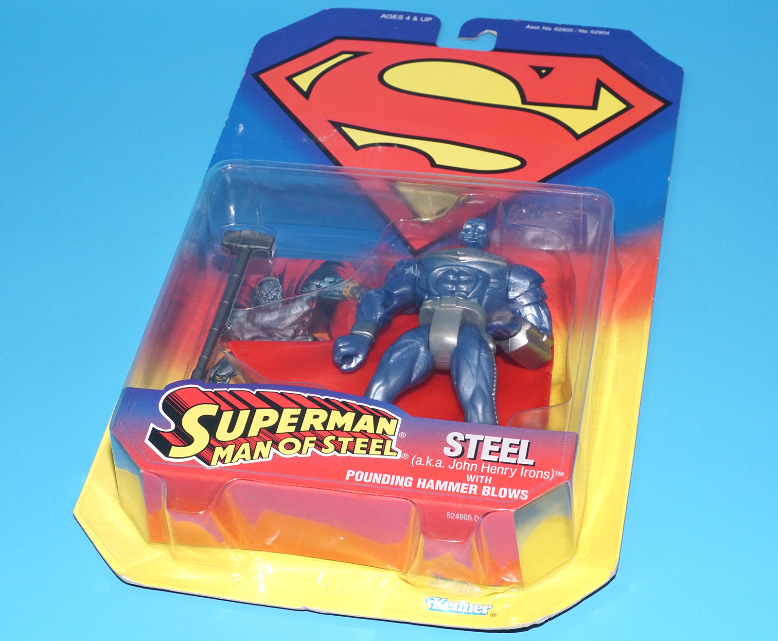 SUPERMAN MAN OF STEEL A.K.A. JOHN HENRY IRONS MOC MOSC US CARD 1995 KENNER - Image 6