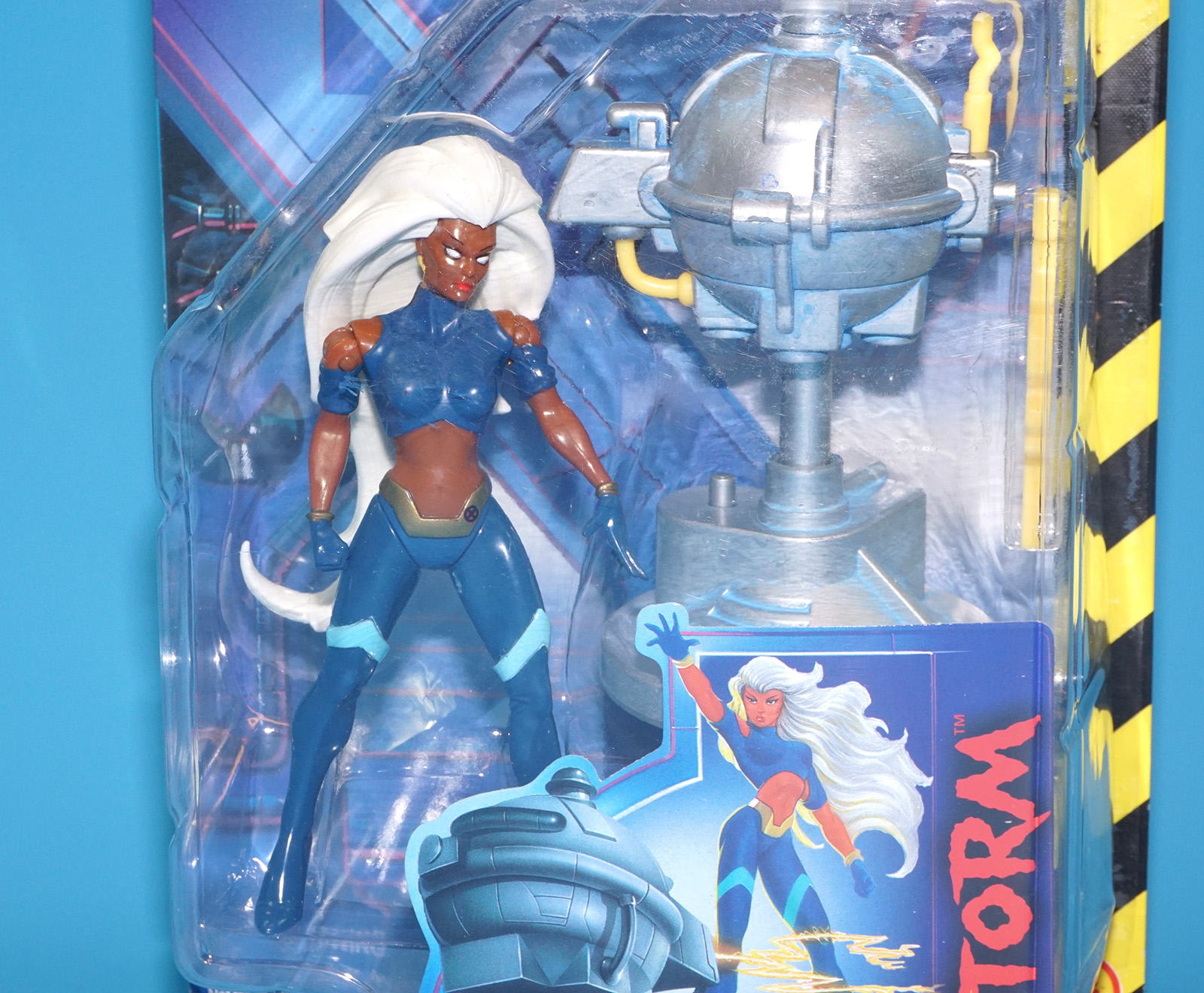MARVEL X-MEN ROBOT FIGHTERS STORM MOC MOSC US CARD 1997 TOY BIZ - Image 2