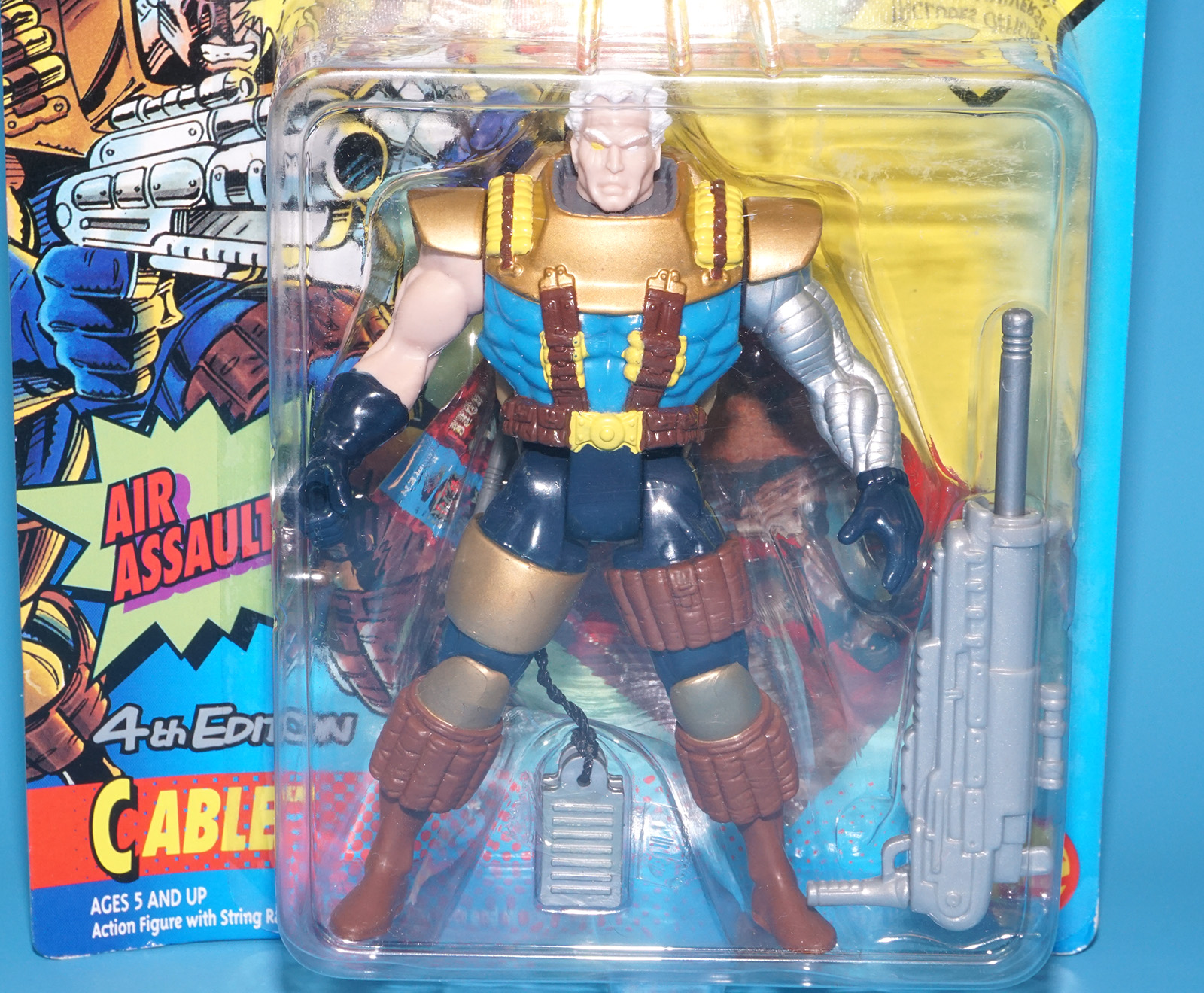 MARVEL X-MEN THE UNCANNY X-FORCE CABLE 4TH EDITION MOC MOSC 1994 TOY BIZ - Image 2
