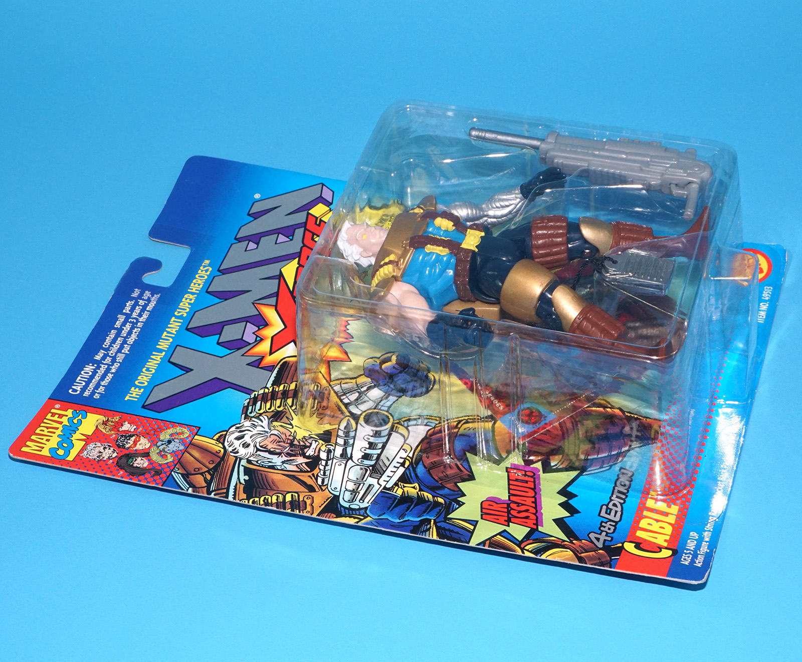 MARVEL X-MEN THE UNCANNY X-FORCE CABLE 4TH EDITION MOC MOSC 1994 TOY BIZ - Image 3