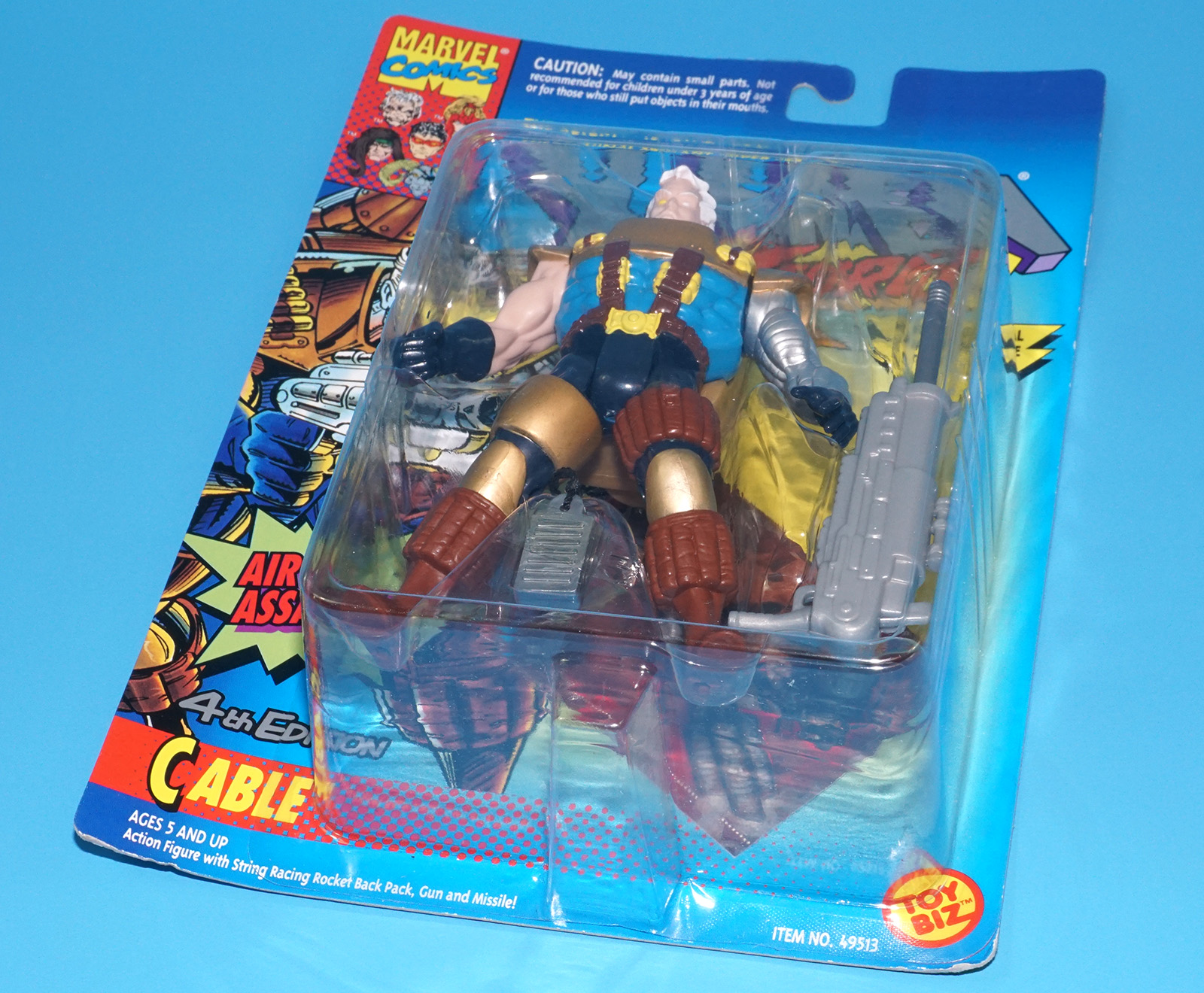 MARVEL X-MEN THE UNCANNY X-FORCE CABLE 4TH EDITION MOC MOSC 1994 TOY BIZ - Image 6