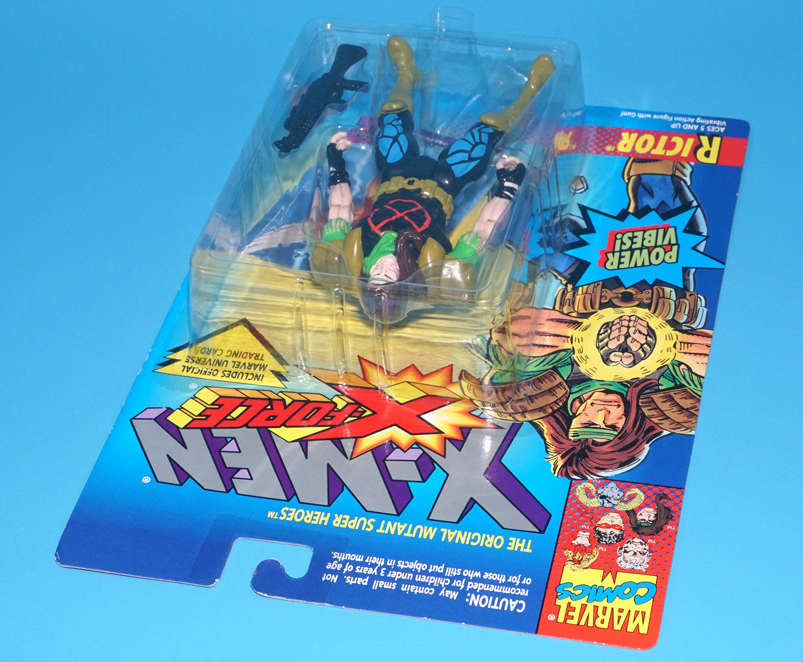 MARVEL X-MEN THE UNCANNY X-FORCE RICTOR MOC MOSC 1994 TOY BIZ - Image 4