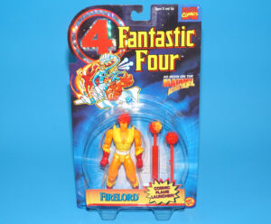 MARVEL COMICS SUPER HEROES FANTASTIC FOUR FIRELORD MOC MOSC 1995 TOY BIZ