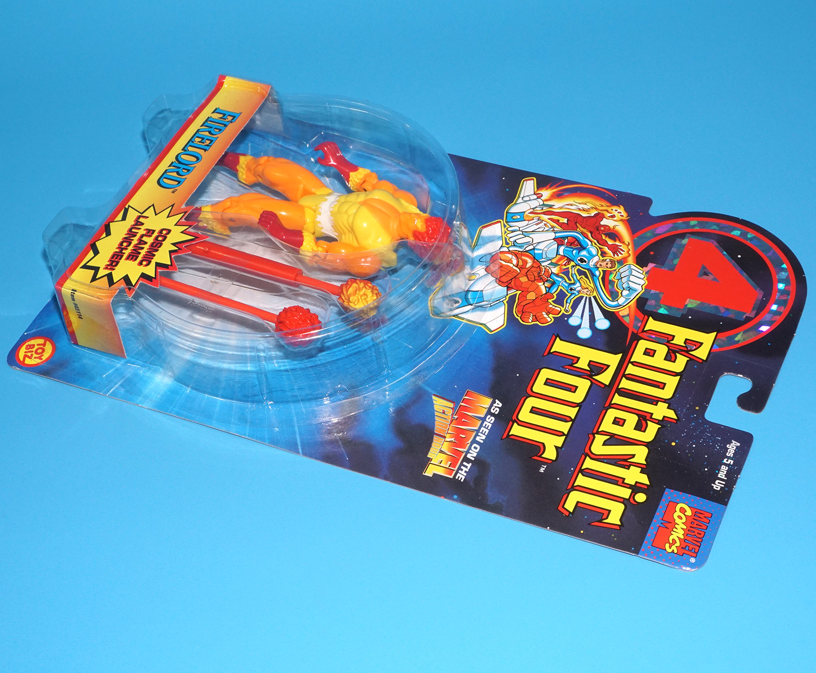 MARVEL COMICS SUPER HEROES FANTASTIC FOUR FIRELORD MOC MOSC 1995 TOY BIZ - Image 6