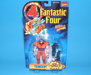MARVEL COMICS SUPER HEROES FANTASTIC FOUR GORGON MOC MOSC 1995 TOY BIZ