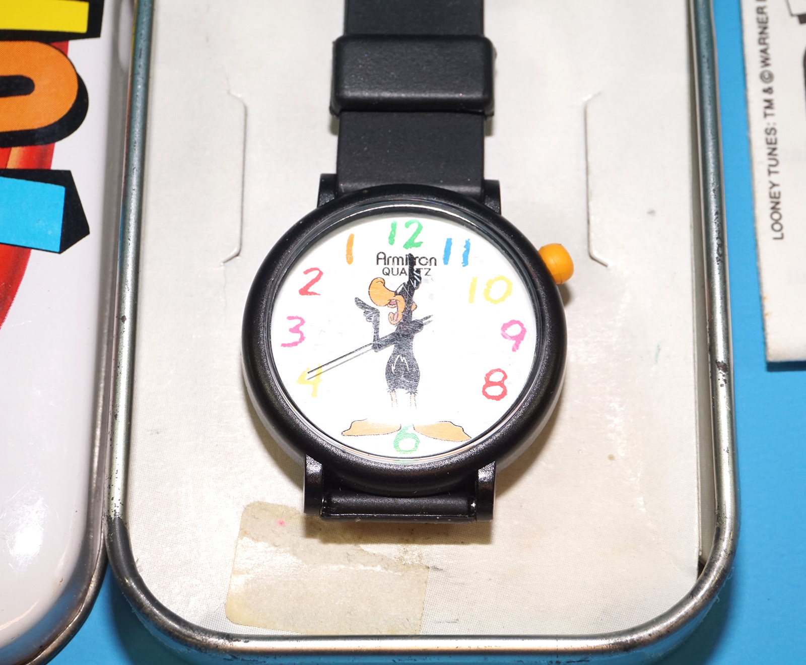 LOONEY TUNES AMERICA'S WATCH WRISTWATCH DAFFY DUCK 1989 ARMITRON COLLECTIBLES - Image 4