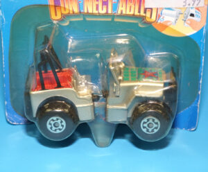 MATCHBOX CONNECTABLES JEEP MOC MSC EURO CARD 1988 MBX MINIATURES