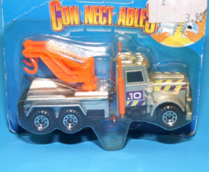MATCHBOX CONNECTABLES PETERBILT WRECKER TRUCK MOC MOSC EURO CARD 1988 MBX MINIATURES