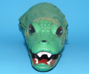 PUNCH & JUDY VINTAGE HAND PUPPET CROCODILE GATOR 1970s GERMANY RUBBER SOFT VINYL HEAD FRIGHT ZONE