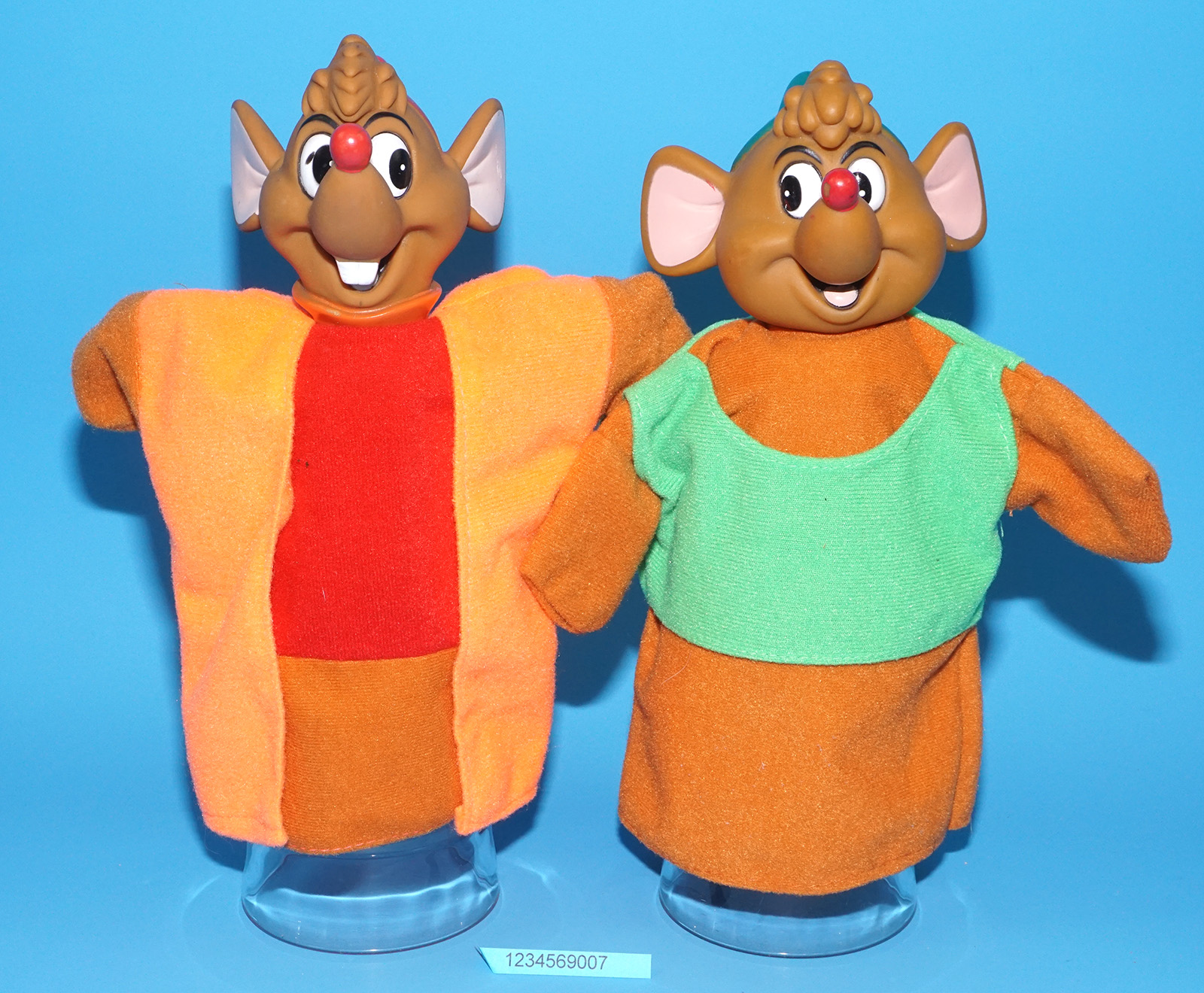 DISNEY HAND PUPPET LOT CINDERELLA GUS-GUS JAQUE 2004 ALBERT HEIJN PROMO HOLLAND - Image 4