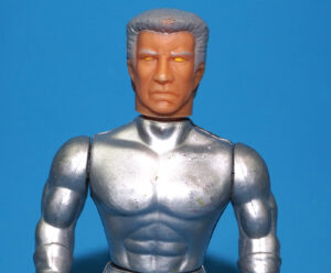 MOTU KO POWER PRO HERO SILVER SUIT 6″ ACTION FIGURE 1990 CHINA X-MEN BOOTLEG READ
