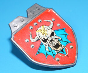 MOTU KO GALAXY FIGHTERS ORIGINAL SPARE PART SHIELD BALTARD BATOON IGUANA 1985 SEWCO REMCO SUNGOLD