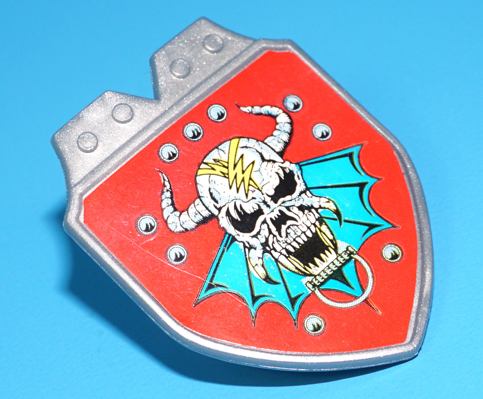 MOTU KO GALAXY FIGHTERS ORIGINAL SPARE PART SHIELD BALTARD BATOON IGUANA 1985 SEWCO REMCO SUNGOLD - Image 2