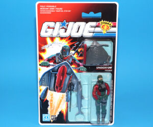 1990 GI JOE UNDERTOW v1 MOC MOSC EURO UK CARD 1991 HASBRO