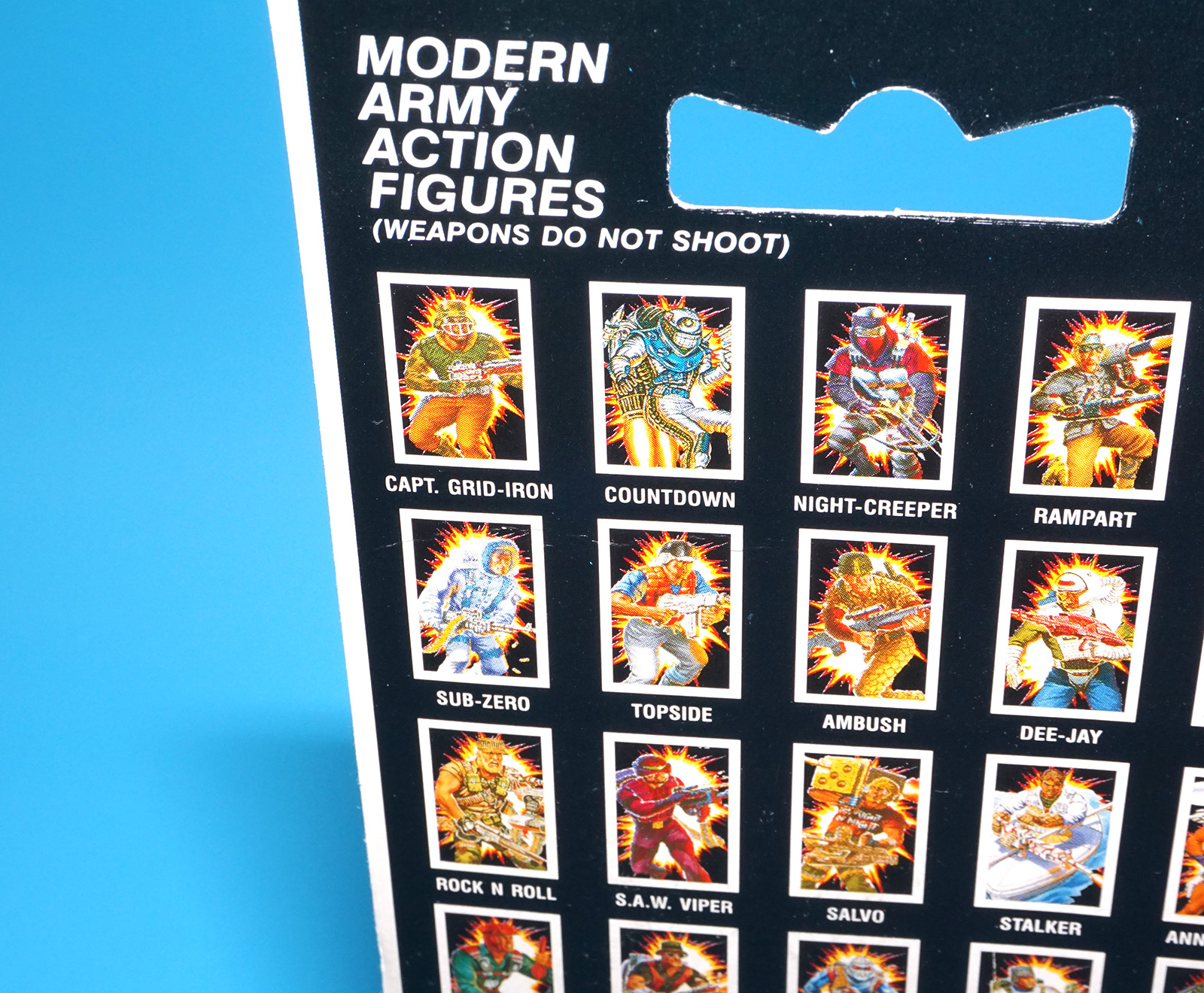 1990 GI JOE UNDERTOW v1 MOC MOSC EURO UK CARD 1991 HASBRO - Image 9