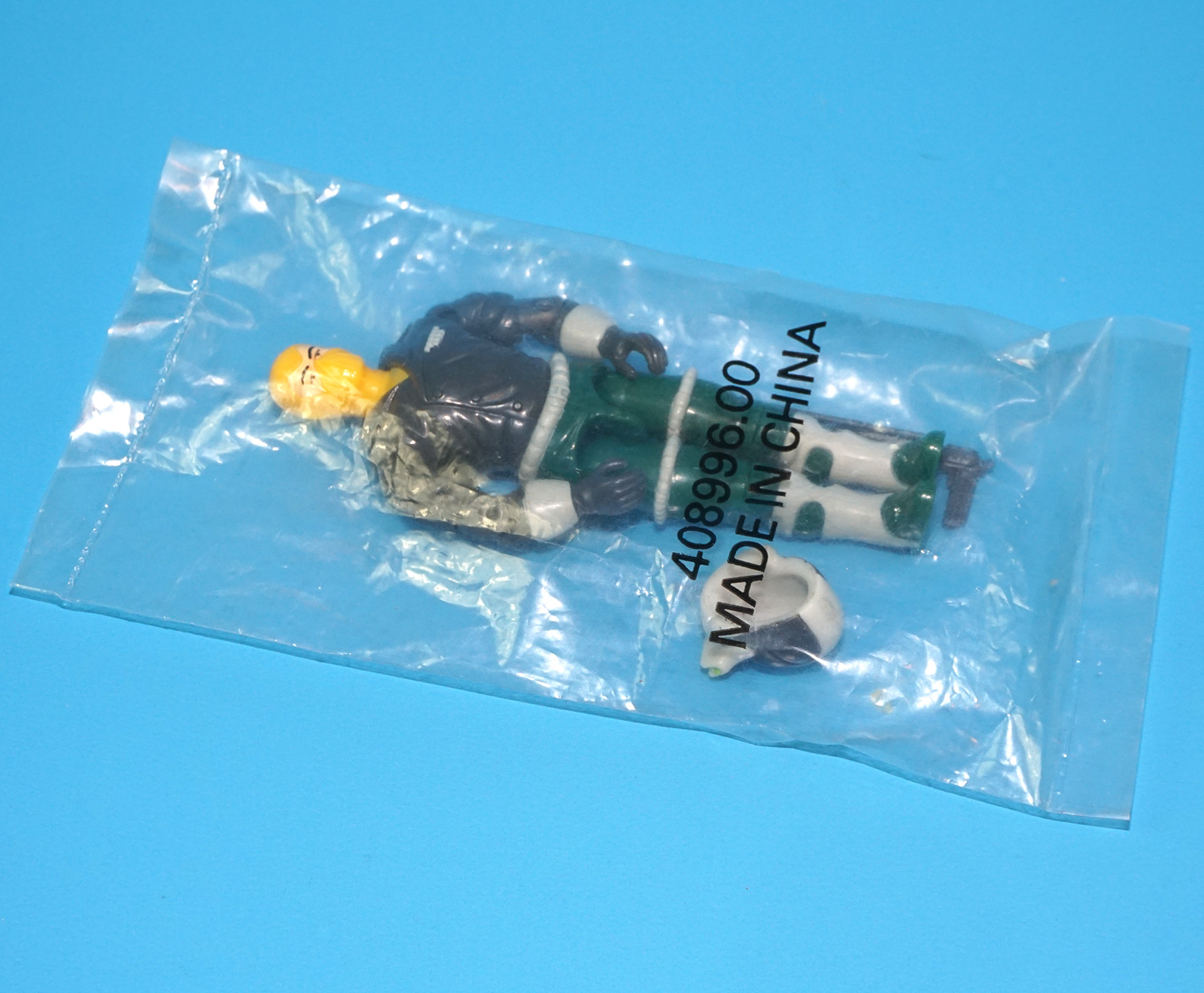 1990 GI JOE DECIMATOR v1 HAMMERHEAD DRIVER MIB SEALED BAG BAGGIE HASBRO - Image 3
