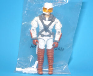 1990 GI JOE COLD FRONT v1 AVALANCHE DRIVER MIB SEALED BAG BAGGIE HASBRO