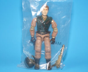 1990 GI JOE MAJOR STORM v1 THE GENERAL DRIVER 100% COMPLETE C9+ MIB MISB SEALED BAG HASBRO