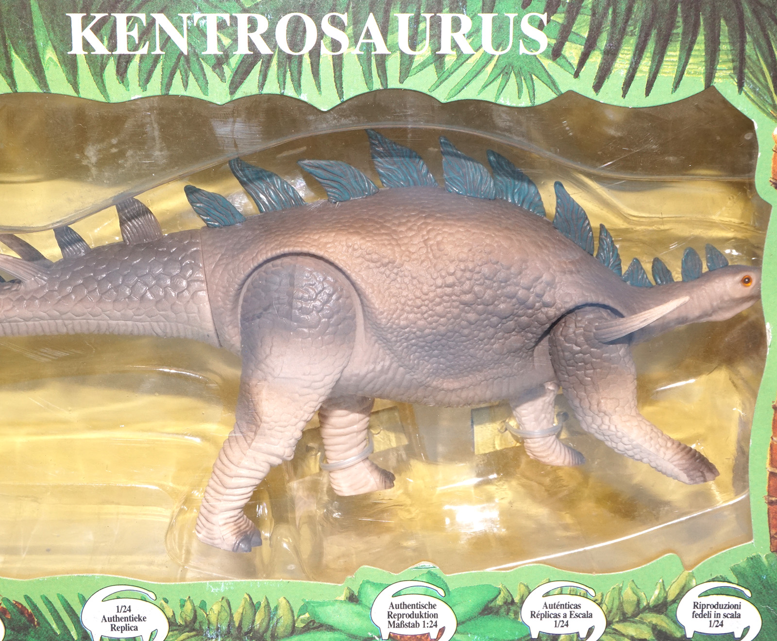 DINO RIDERS DINOSAUR COLLECTION KENTROSAURUS MIB MISB SEALED EURO BOX 1993 TYCO NATURAL HISTORY MUSEUM - Image 3
