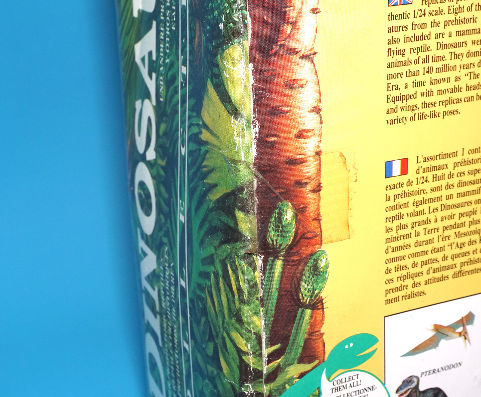 DINO RIDERS DINOSAUR COLLECTION KENTROSAURUS MIB MISB SEALED EURO BOX 1993 TYCO NATURAL HISTORY MUSEUM - Image 10