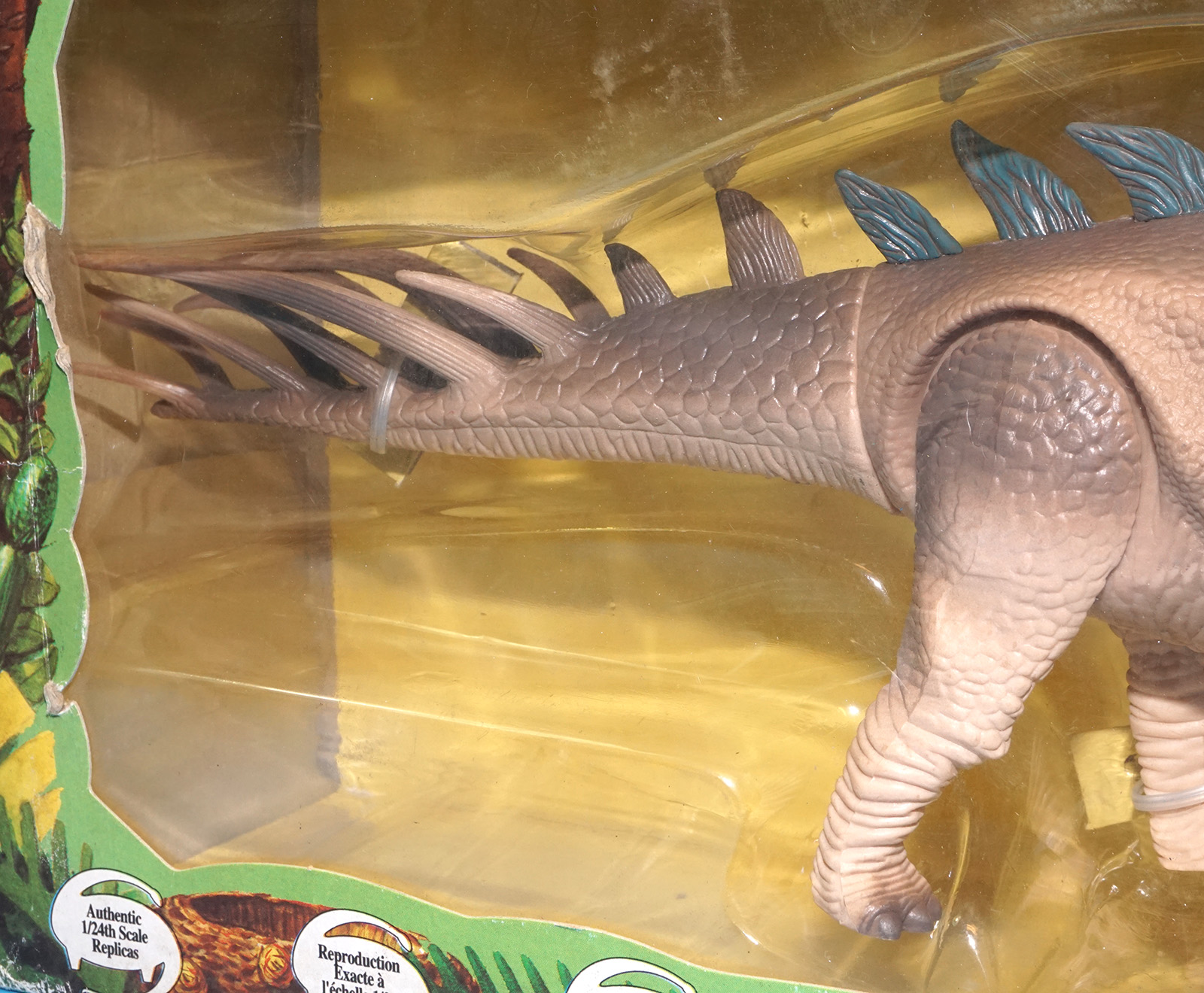 DINO RIDERS DINOSAUR COLLECTION KENTROSAURUS MIB MISB SEALED EURO BOX 1993 TYCO NATURAL HISTORY MUSEUM - Image 13