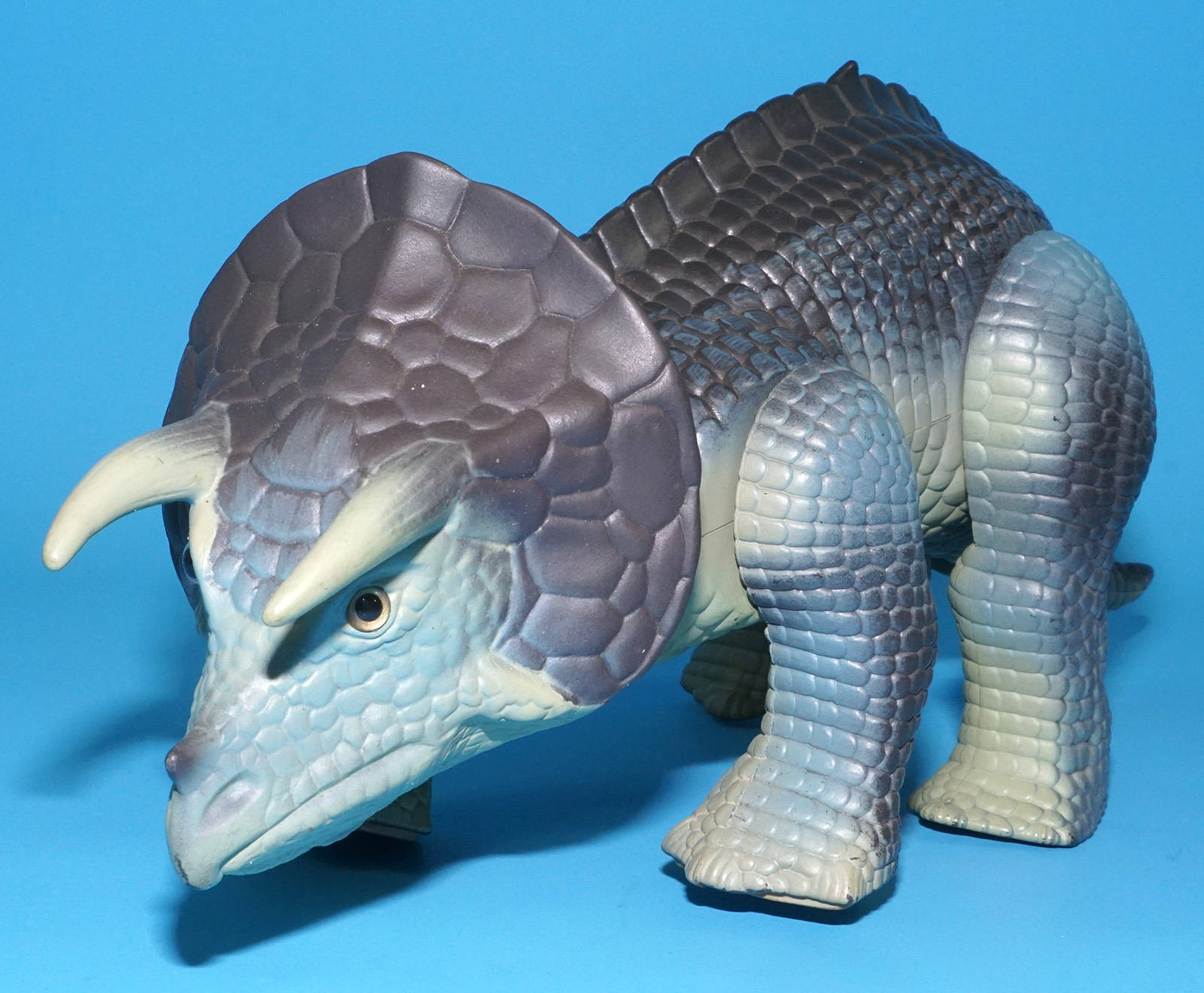 DINO RIDERS TRICERATOPS HAMMERHEAD & SIDEWINDER 100% COMPLETE 1988 TYCO WORKS! - Image 9