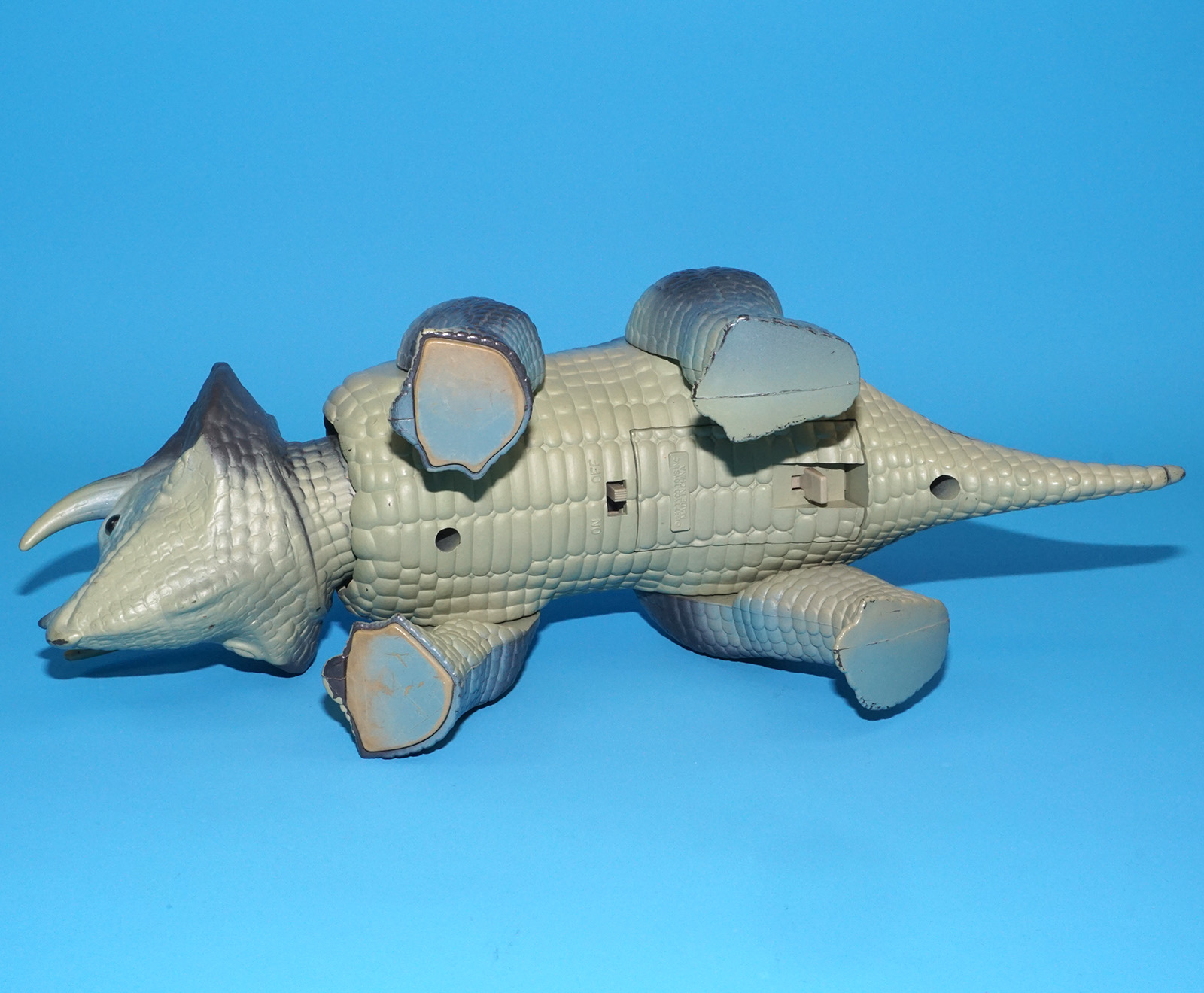 DINO RIDERS TRICERATOPS HAMMERHEAD & SIDEWINDER 100% COMPLETE 1988 TYCO WORKS! - Image 11