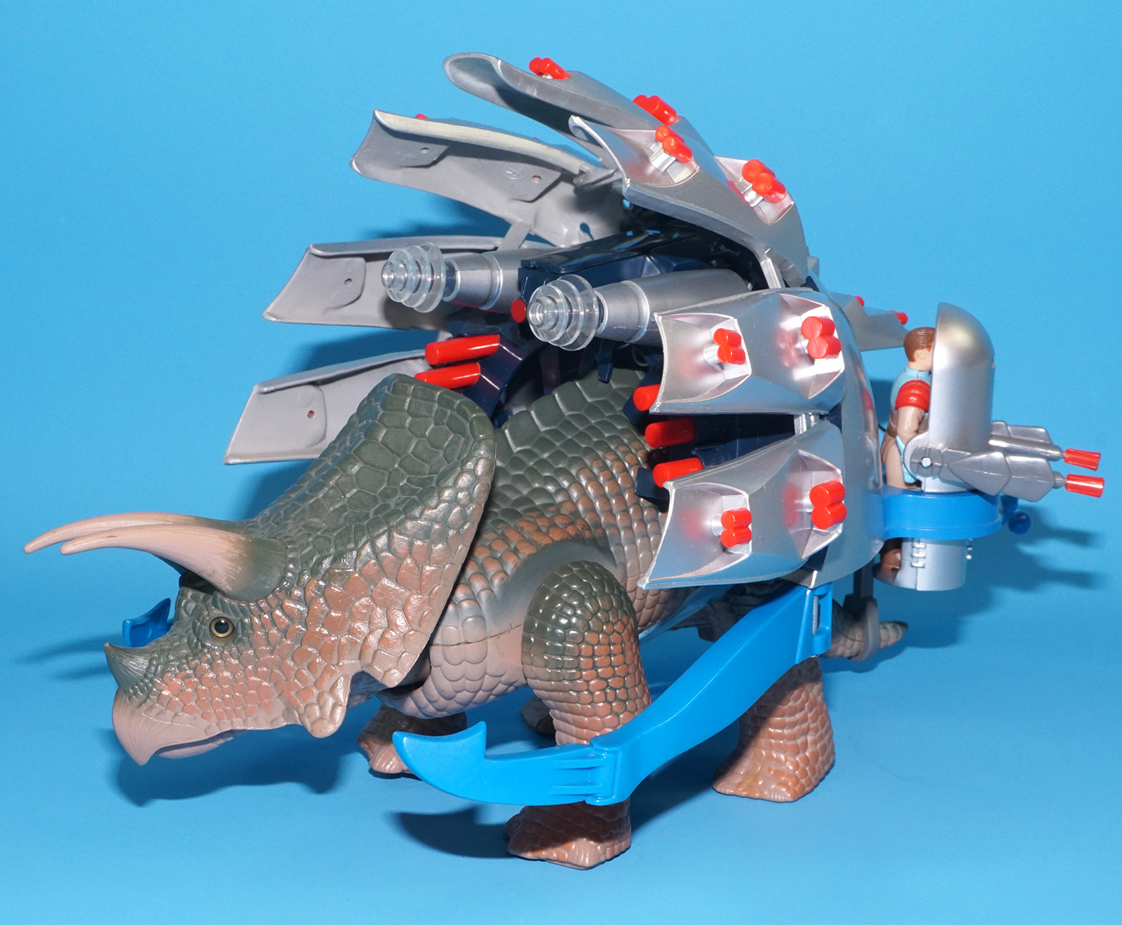 DINO RIDERS TOROSAURUS, GUNNUR & MAGNUS 100% COMPLETE 1988 TYCO WORKS! - Image 5