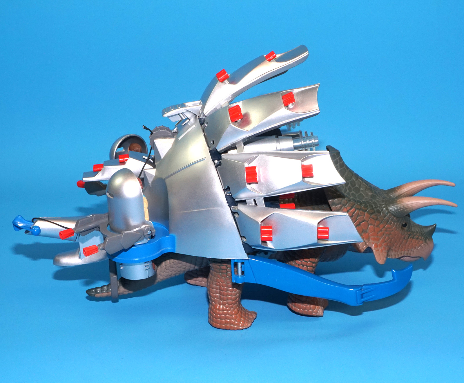 DINO RIDERS TOROSAURUS, GUNNUR & MAGNUS 100% COMPLETE 1988 TYCO WORKS! - Image 8