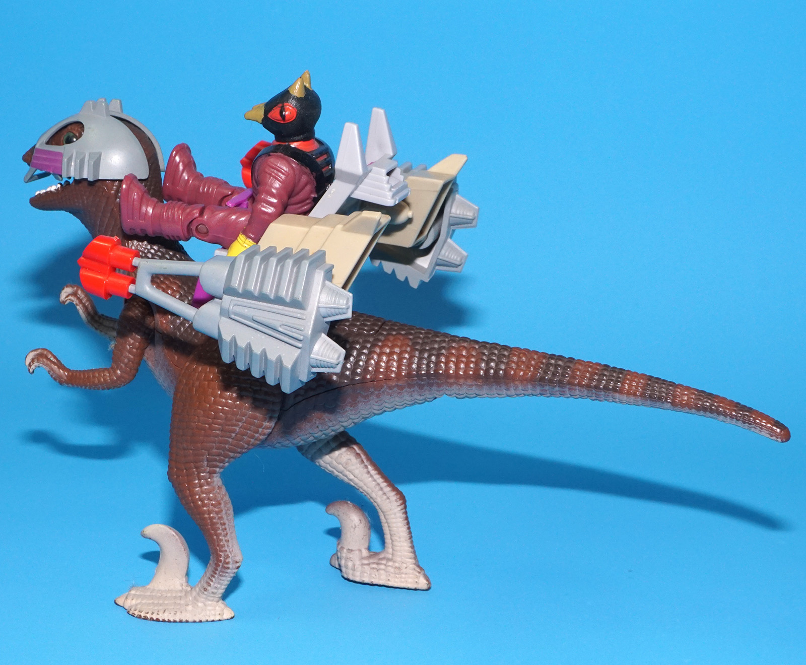 DINO RIDERS DEINONYCHUS & ANTOR 100% COMPLETE 1988 TYCO READ - Image 6