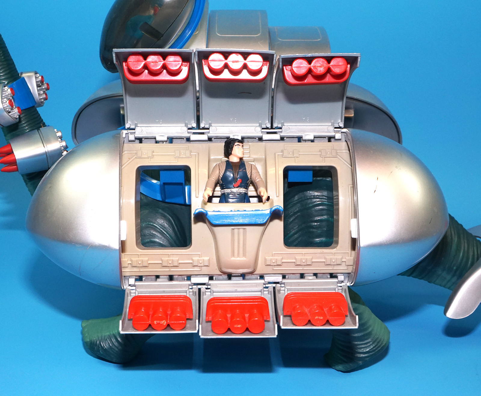 DINO RIDERS DIPLODOCUS QUESTAR MIND-ZEI & ARIES COMPLETE 1988 TYCO WORKS! - Image 12
