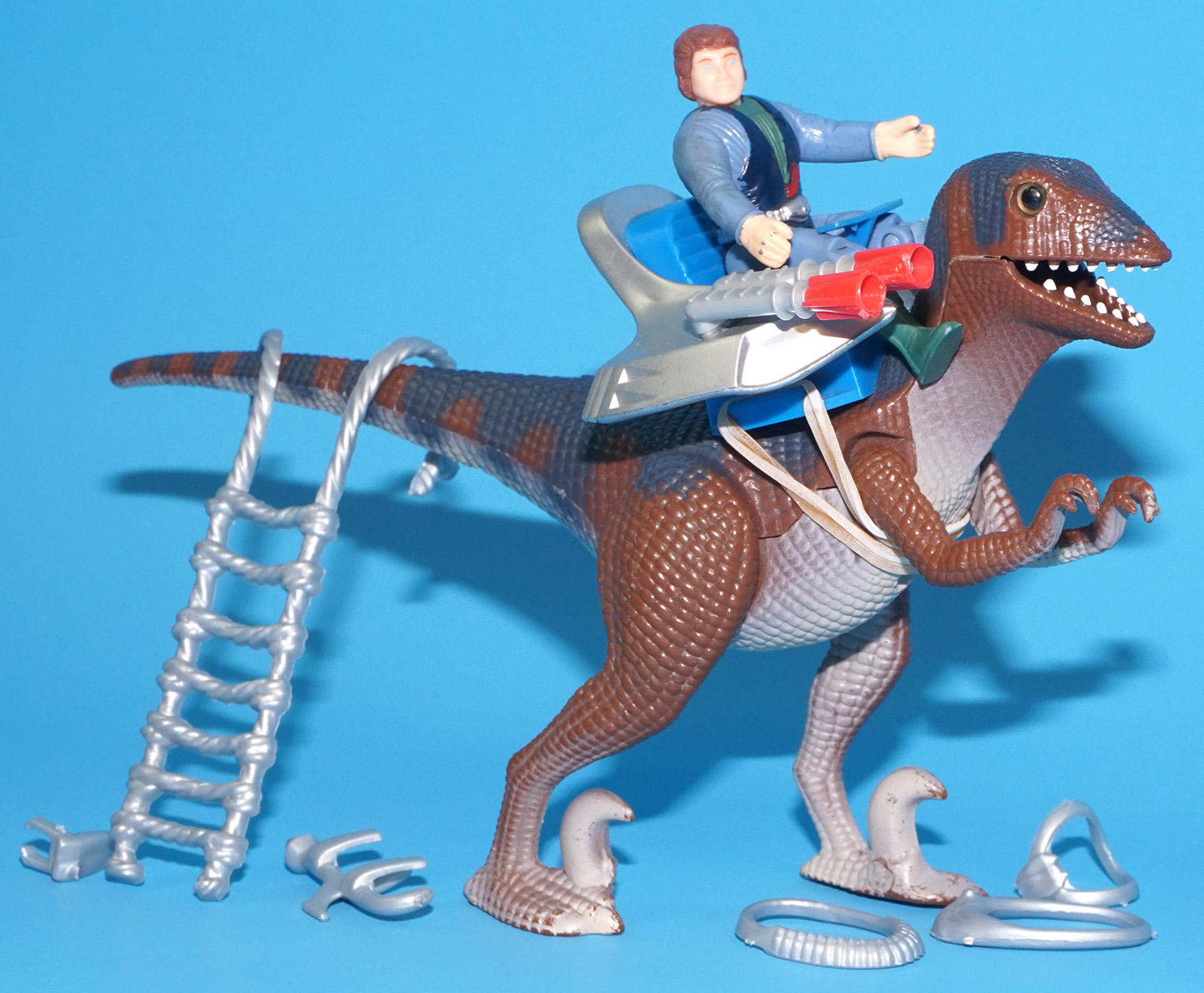 DINO RIDERS DEINONYCHUS & SKY 100% COMPLETE 1988 TYCO READ - Image 2