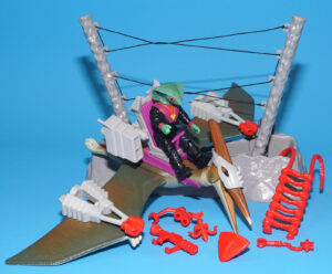 DINO RIDERS PTERANODON & RASP 99% COMPLETE 1988 TYCO READ