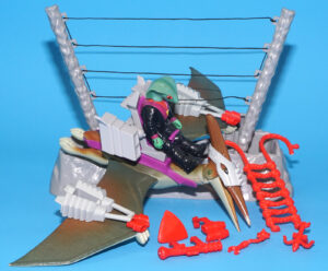 DINO RIDERS PTERANODON & RASP 99% COMPLETE 1988 TYCO READ