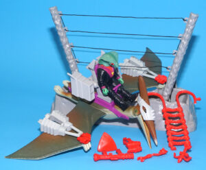 DINO RIDERS PTERANODON & RASP 99% COMPLETE 1988 TYCO READ