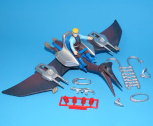 DINO RIDERS QUETZALCOATLUS & YUNGSTAR 99% COMPLETE 1988 TYCO