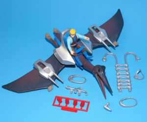 DINO RIDERS QUETZALCOATLUS & YUNGSTAR 99% COMPLETE 1988 TYCO