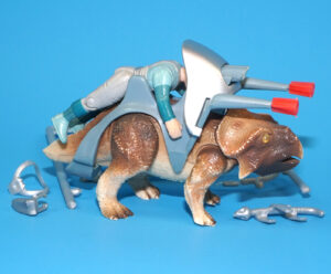 DINO RIDERS PROTOCERATOPS & KANON 100% COMPLETE 1989 TYCO