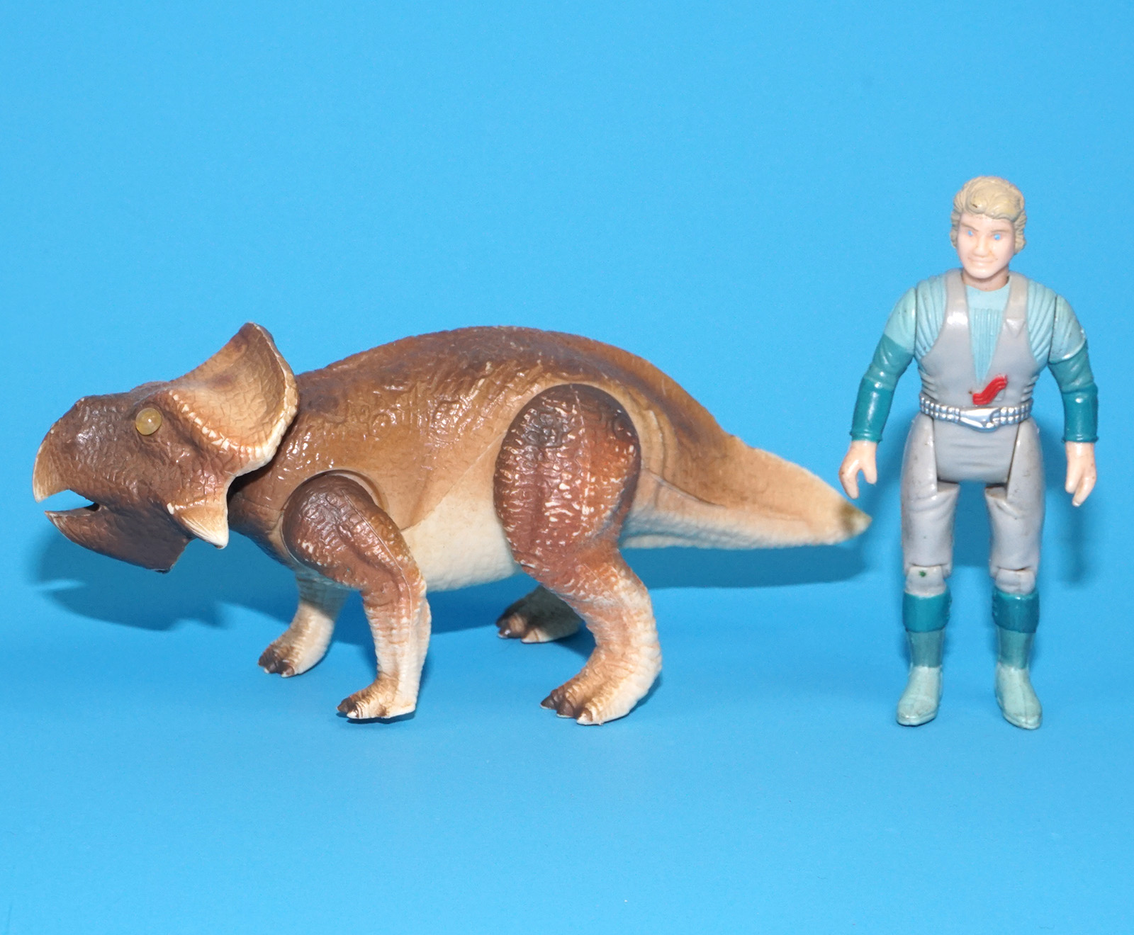 DINO RIDERS PROTOCERATOPS & KANON 100% COMPLETE 1989 TYCO - Image 5