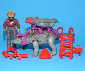 DINO RIDERS ANKYLOSAURUS & STING 100% COMPLETE 1988 TYCO