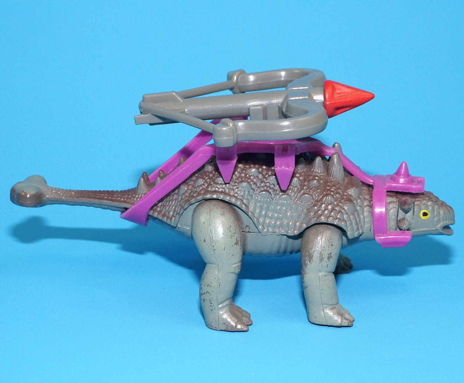 DINO RIDERS ANKYLOSAURUS & STING 100% COMPLETE 1988 TYCO - Image 5