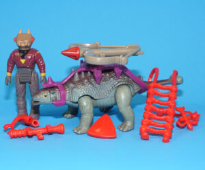 DINO RIDERS ANKYLOSAURUS & STING 100% COMPLETE 1988 TYCO