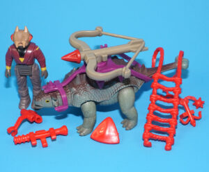 DINO RIDERS ANKYLOSAURUS & STING 100% COMPLETE 1988 TYCO