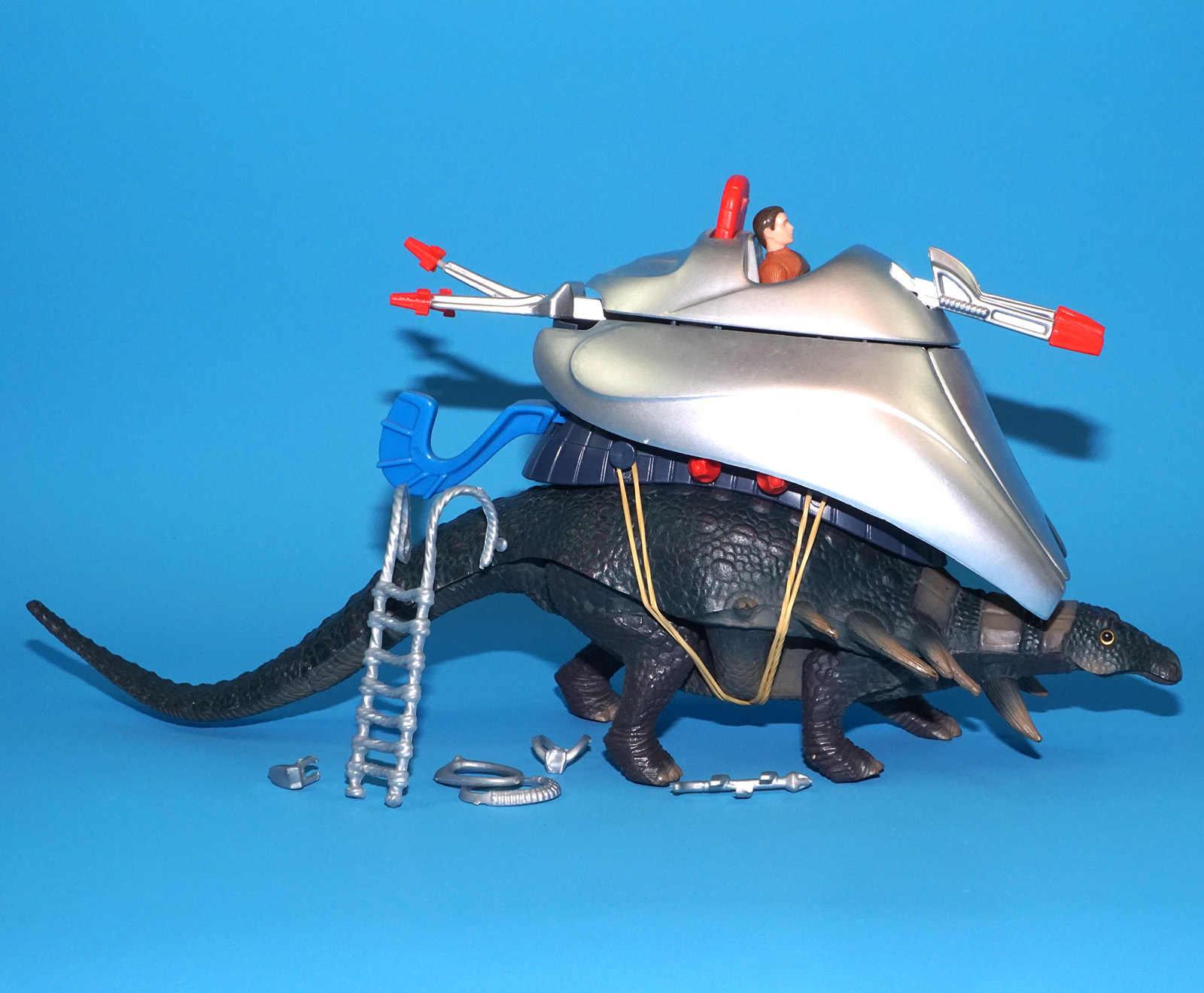DINO RIDERS EDMONTONIA & AXIS 100% COMPLETE 1988 TYCO WORKS! - Image 4