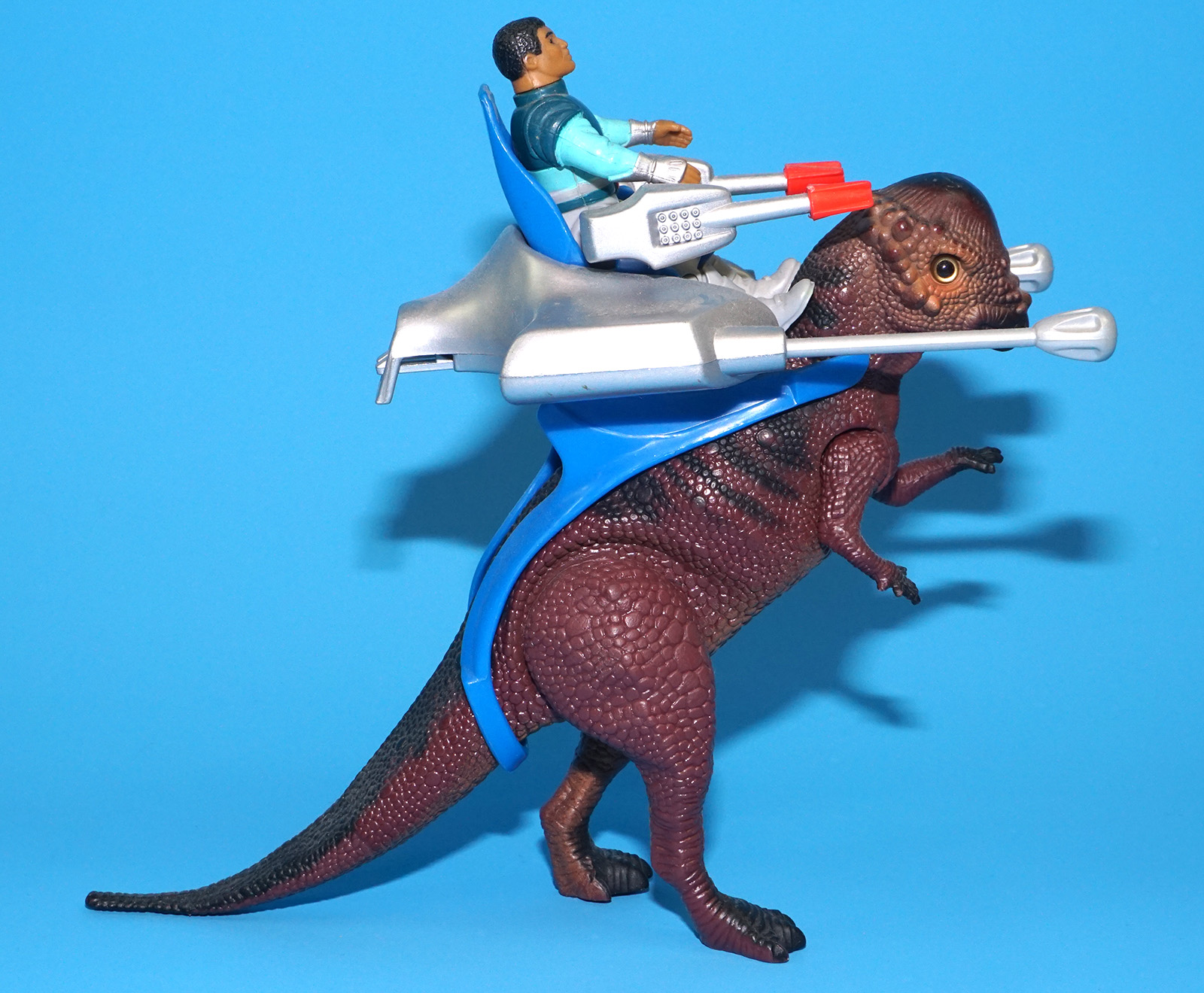 DINO RIDERS PACHYCEPHALOSAURUS & TAGG 100% COMPLETE 1989 TYCO - Image 5
