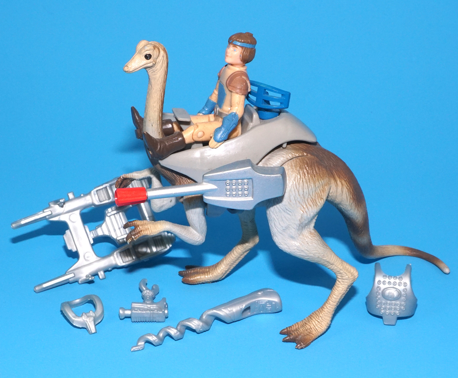 DINO RIDERS STRUTHIOMIMUS & NIMBUS 100% COMPLETE 1989 TYCO - Image 2