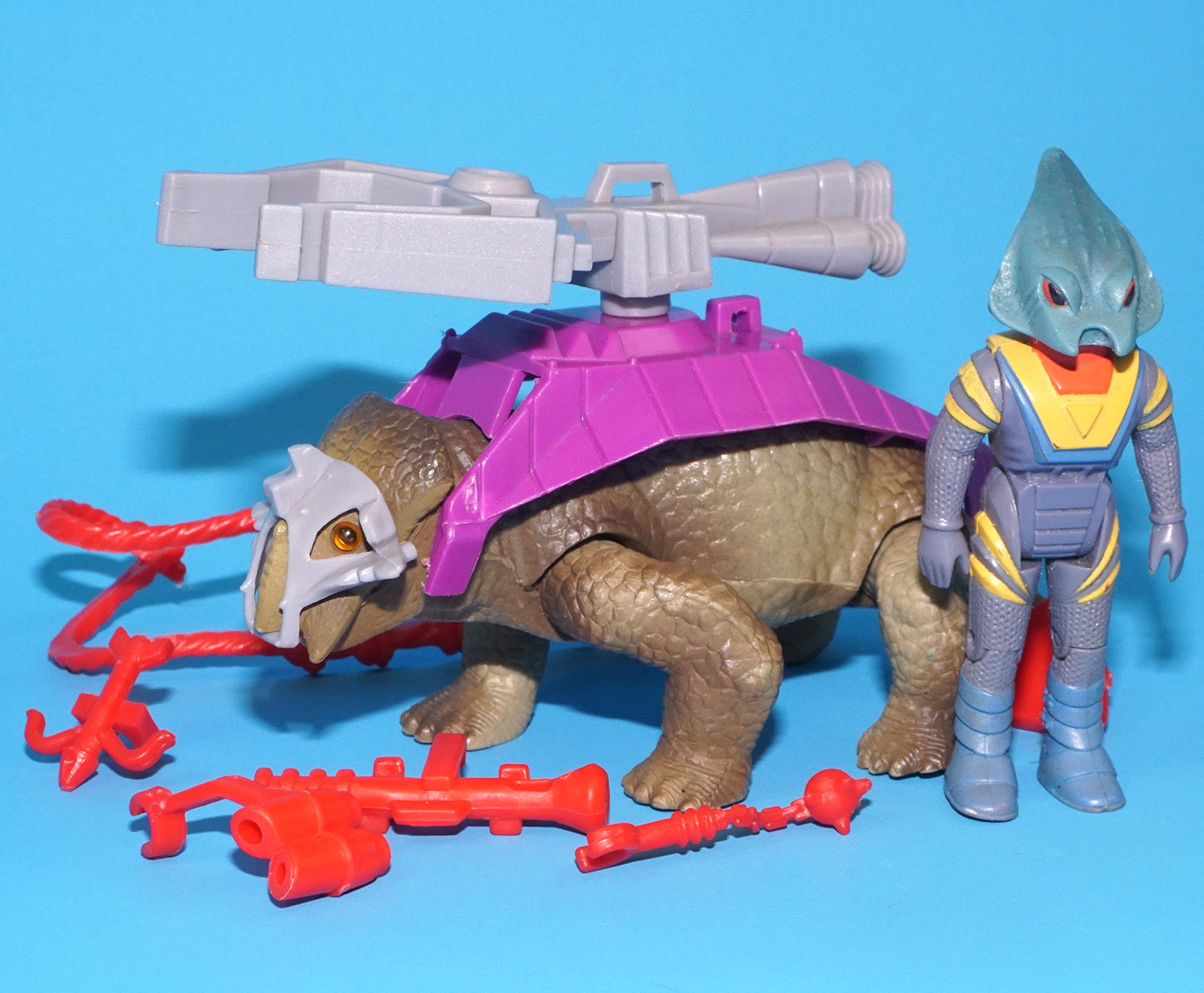 DINO RIDERS PLACERIAS & SKATE 100% COMPLETE 1989 TYCO - Image 3