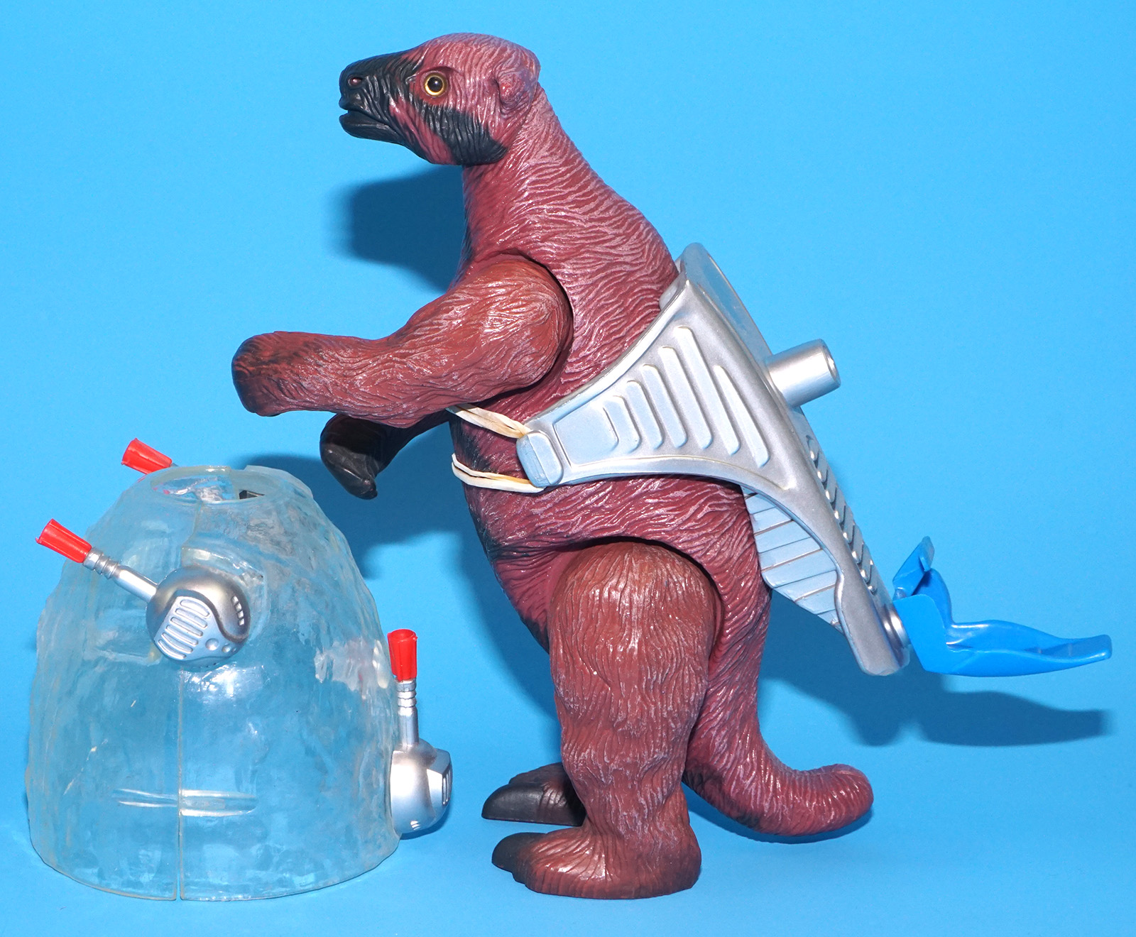 DINO RIDERS ICE AGE GIANT GROUND SLOTH & ULK 100% COMPLETE 1990 TYCO READ - Image 6