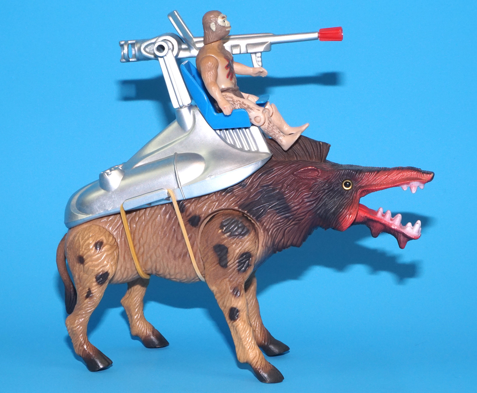 DINO RIDERS ICE AGE KILLER WART HOG & ZAR NEAR COMPLETE 1990 TYCO - Image 7