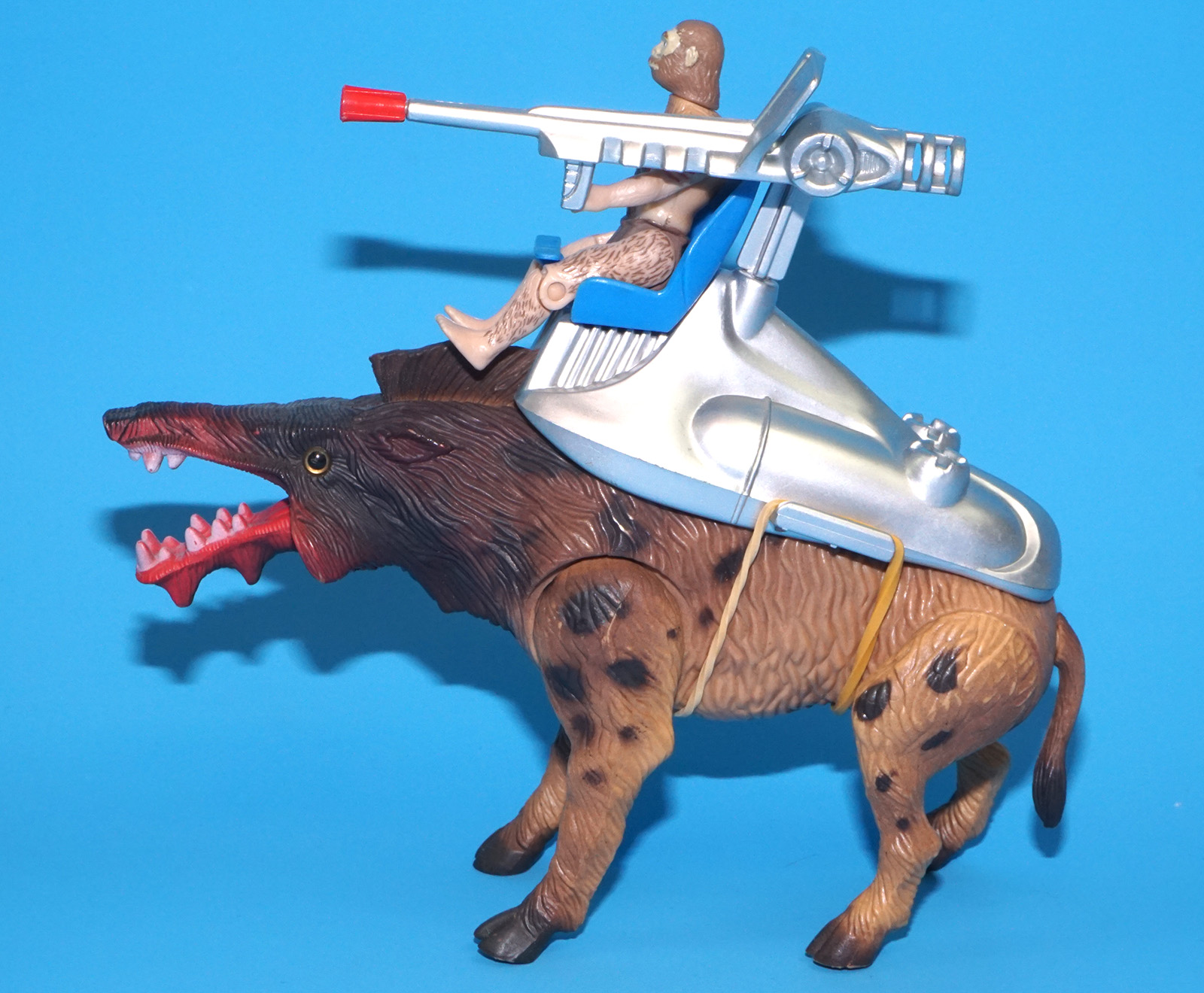 DINO RIDERS ICE AGE KILLER WART HOG & ZAR NEAR COMPLETE 1990 TYCO - Image 4